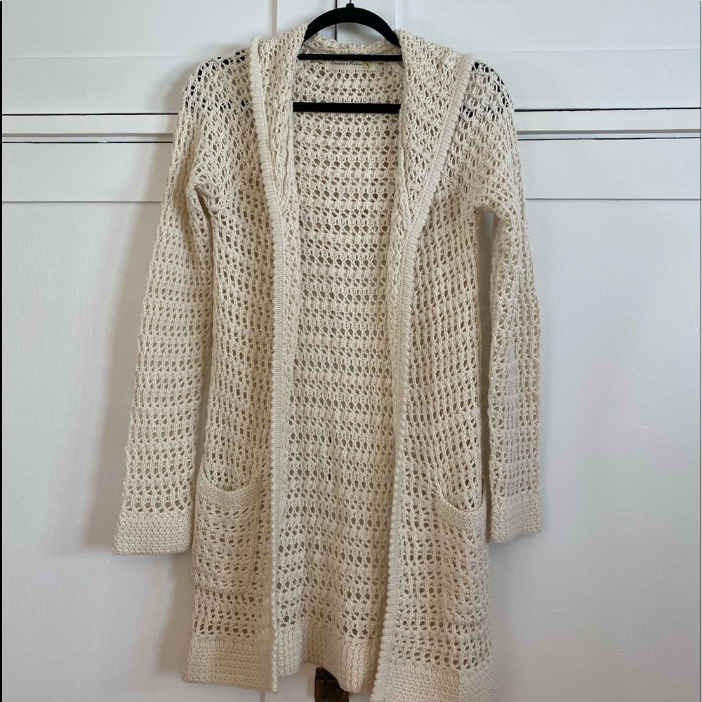 Anthropologie Charlie & Robin Cream Sweater